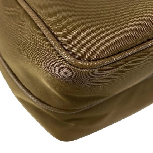 PRADA Re-Edition 1978 1BH218 Brown Nylon Saffiano Leather - Shoulder Bag - Picture 10 of 16